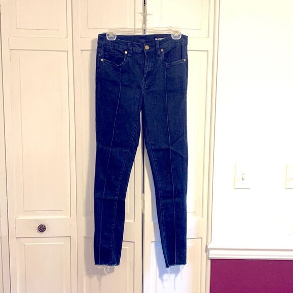 Blank NYC Dark Wash High Rise Front Seam Jeans - Picture 1 of 8